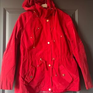 Charter Club Red Water-Resistant Jacket